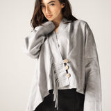 Linen Air Top Grey - AB ESSENTIALS