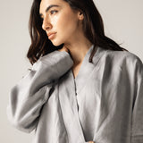 Linen Air Top Grey - AB ESSENTIALS