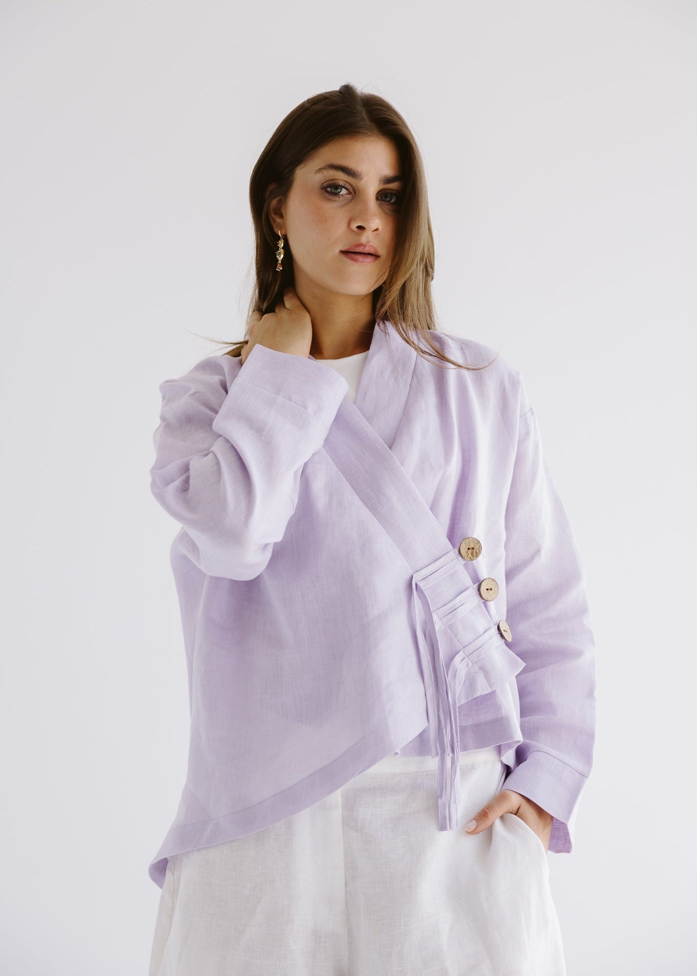 Linen Air Top Lavender - AB ESSENTIALS