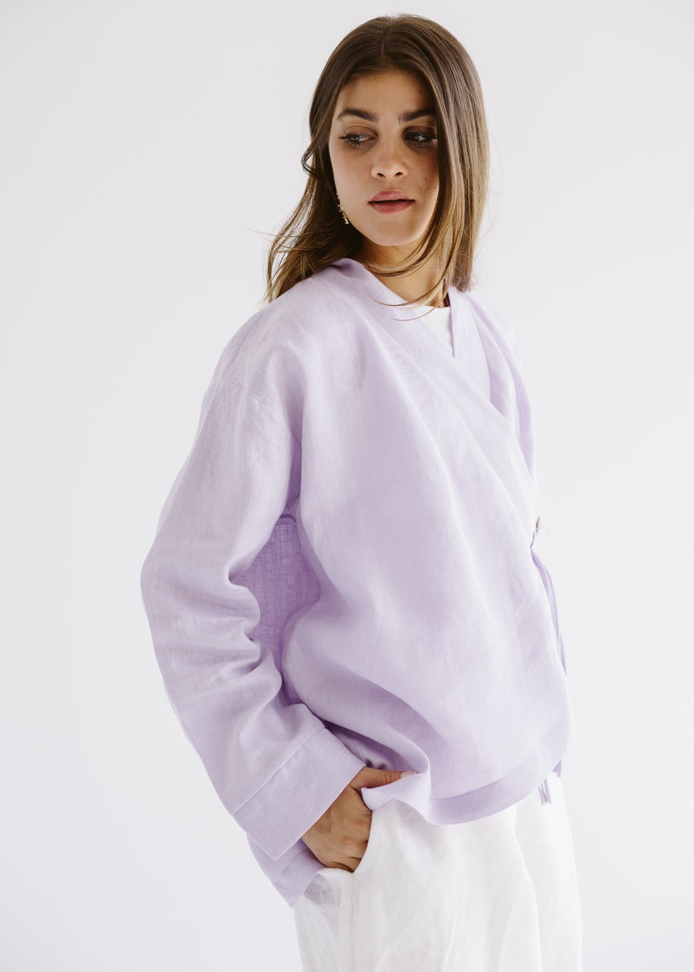 Linen Air Top Lavender - AB ESSENTIALS