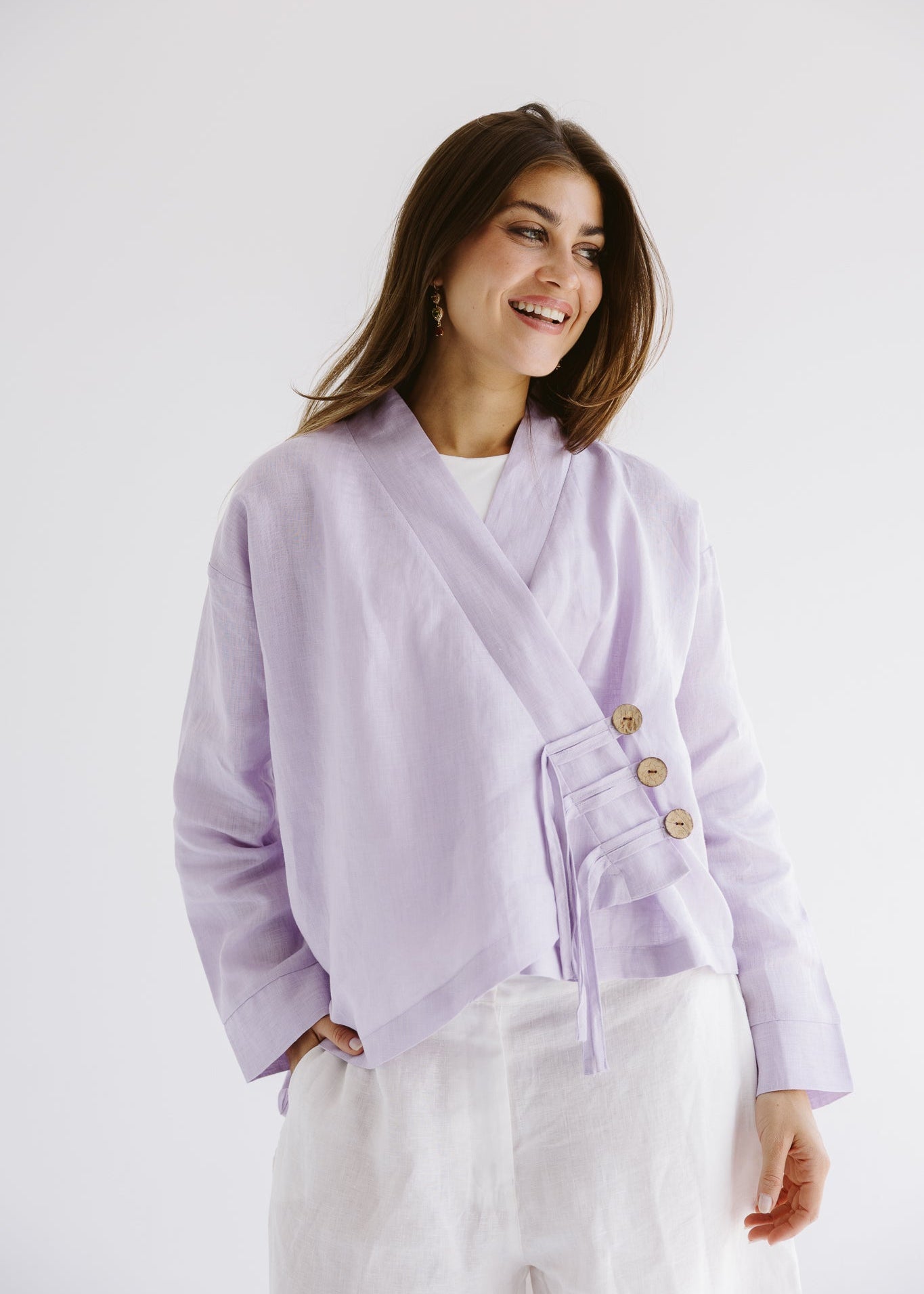 Linen Air Top Lavender - AB ESSENTIALS