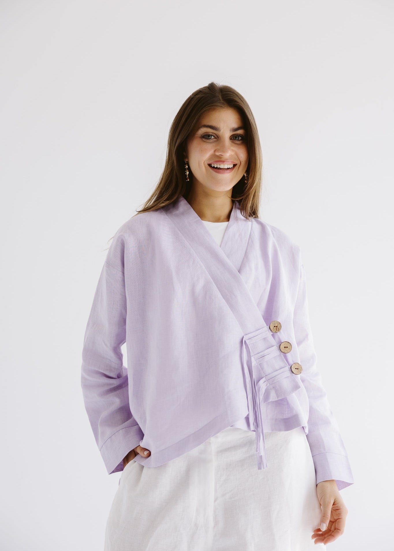 Linen Air Top Lavender - AB ESSENTIALS