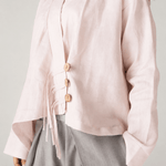 Linen Air Top Powder Pink - AB ESSENTIALS