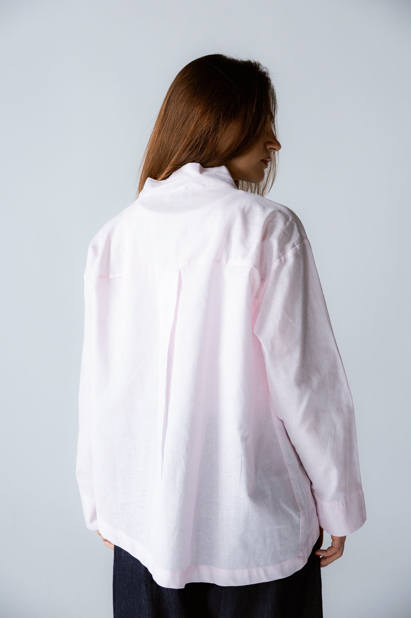 Linen Air Top Powder Pink - AB ESSENTIALS