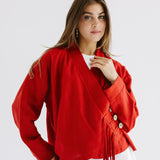 Linen Air Top Red - AB ESSENTIALS