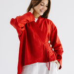 Linen Air Top Red - AB ESSENTIALS