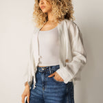 Linen Air Top White - AB ESSENTIALS