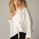 Linen Air Top White - AB ESSENTIALS