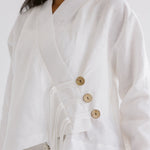 Linen Air Top White - AB ESSENTIALS