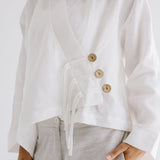 Linen Air Top White - AB ESSENTIALS