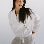 Linen Air Top White - AB ESSENTIALS