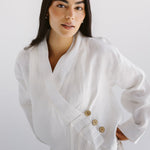 Linen Air Top White - AB ESSENTIALS