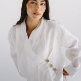 Linen Air Top White - AB ESSENTIALS
