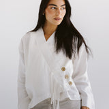 Linen Air Top White - AB ESSENTIALS