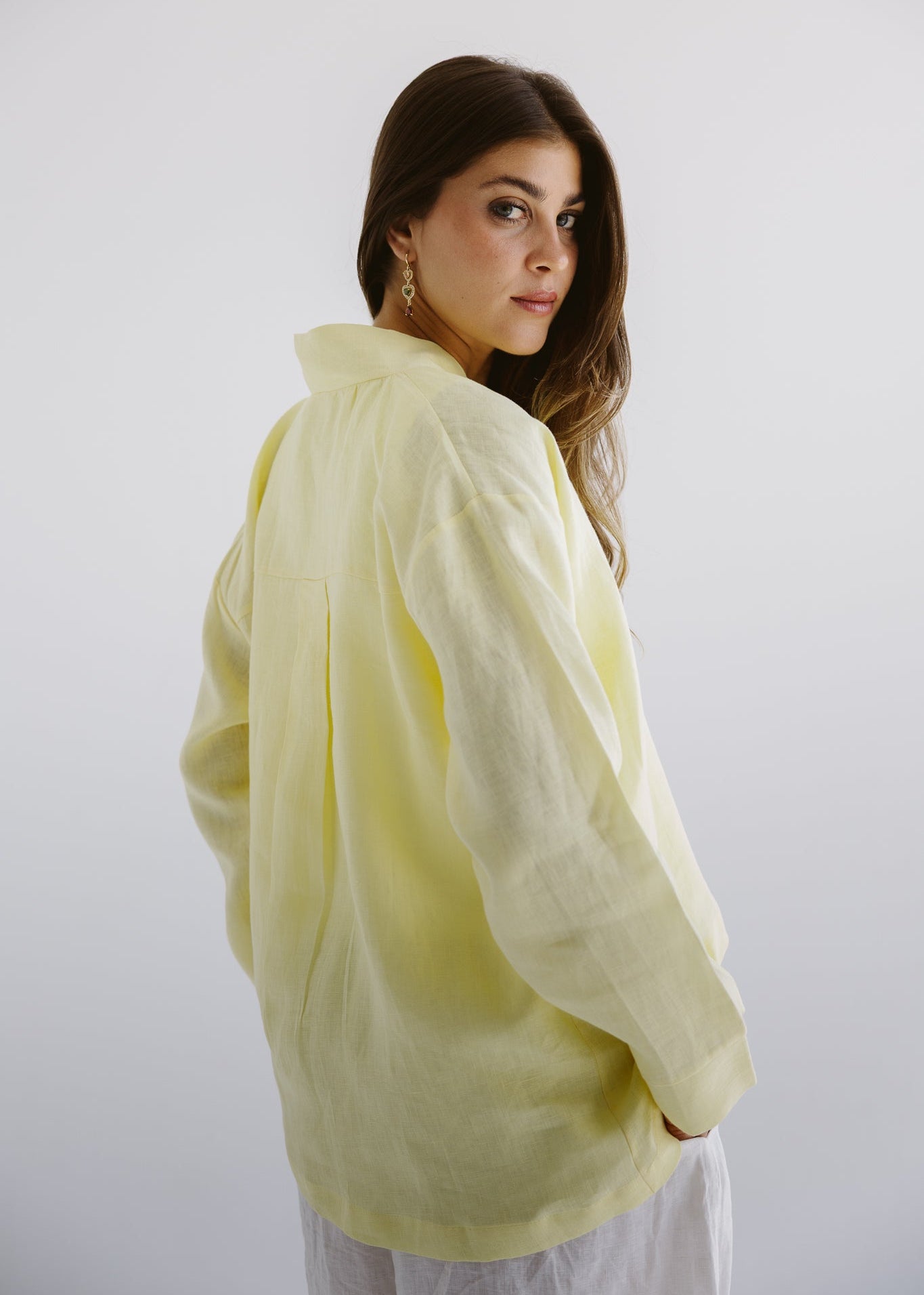 Linen Air Top Yellow - AB ESSENTIALS