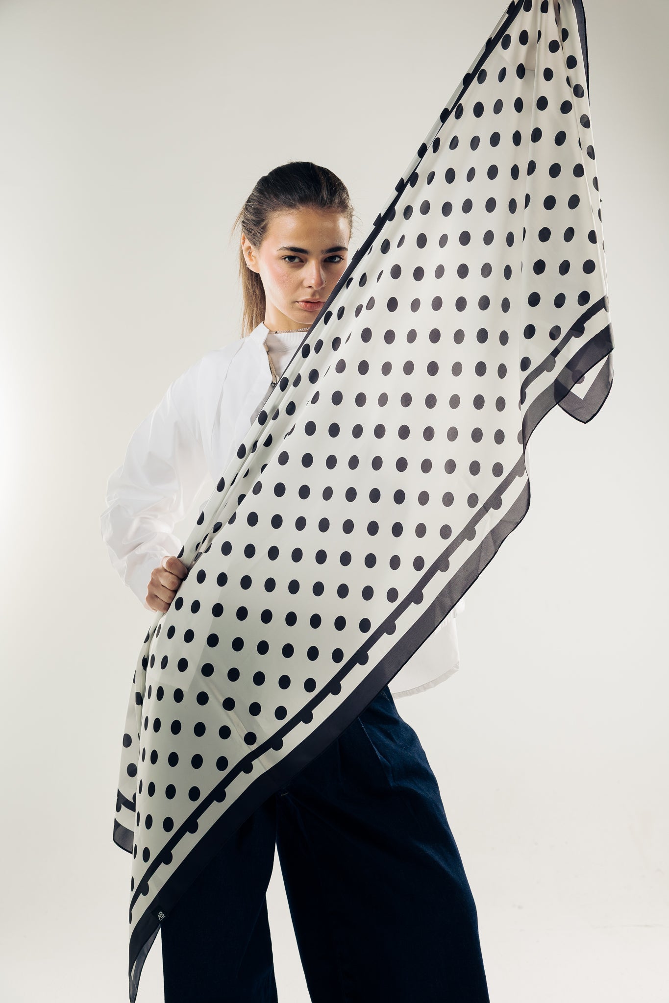 Long Silk Scarf 1 - AB ESSENTIALS