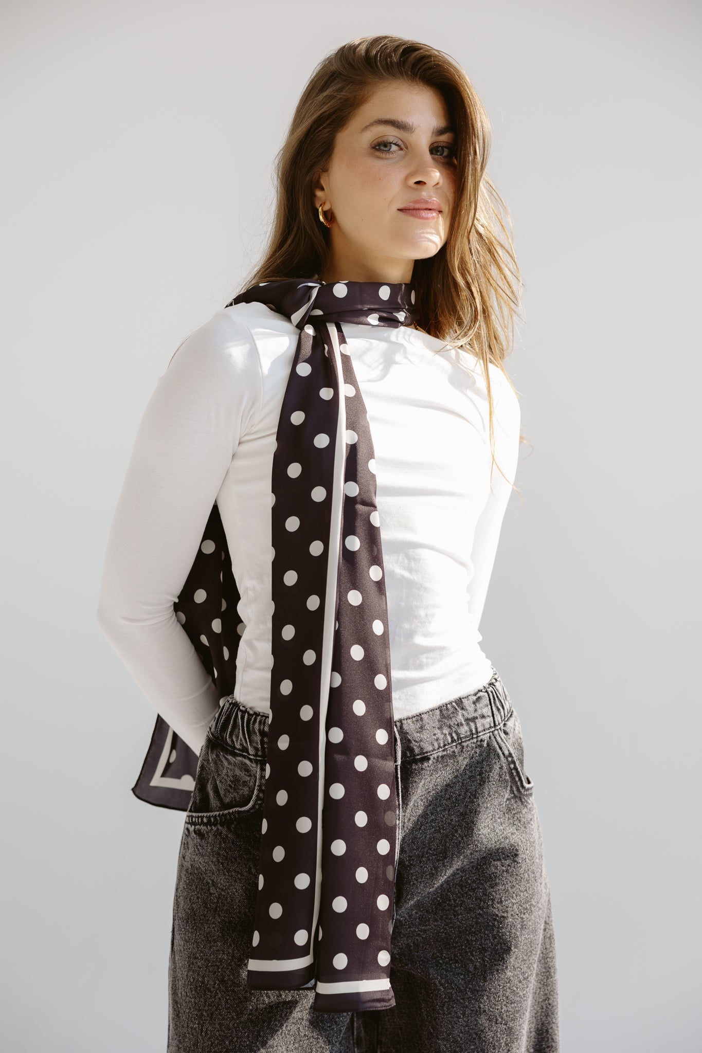 Long Silk Scarf 2 - AB ESSENTIALS