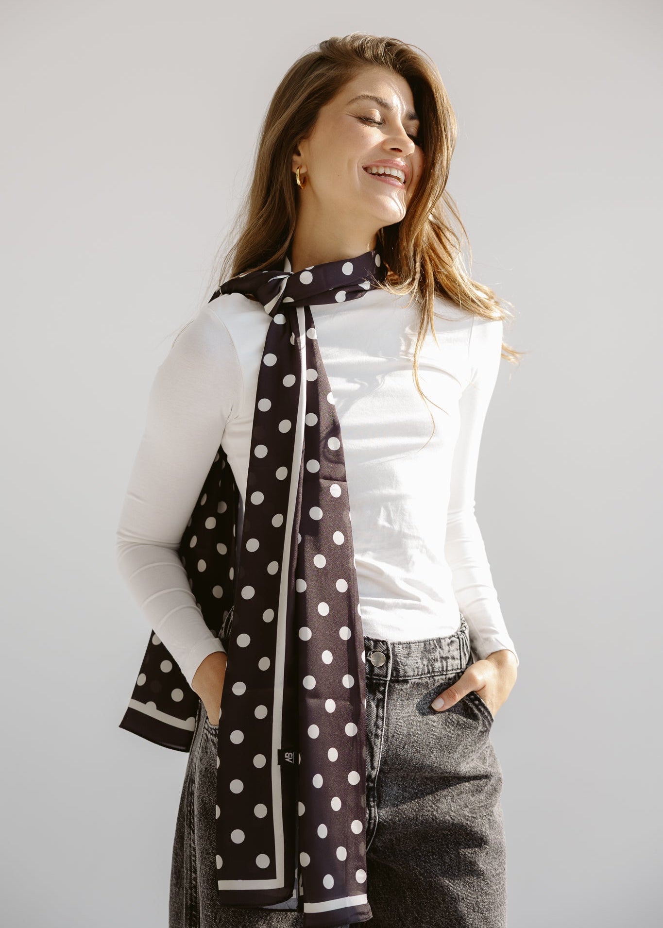 Long Silk Scarf 2 - AB ESSENTIALS
