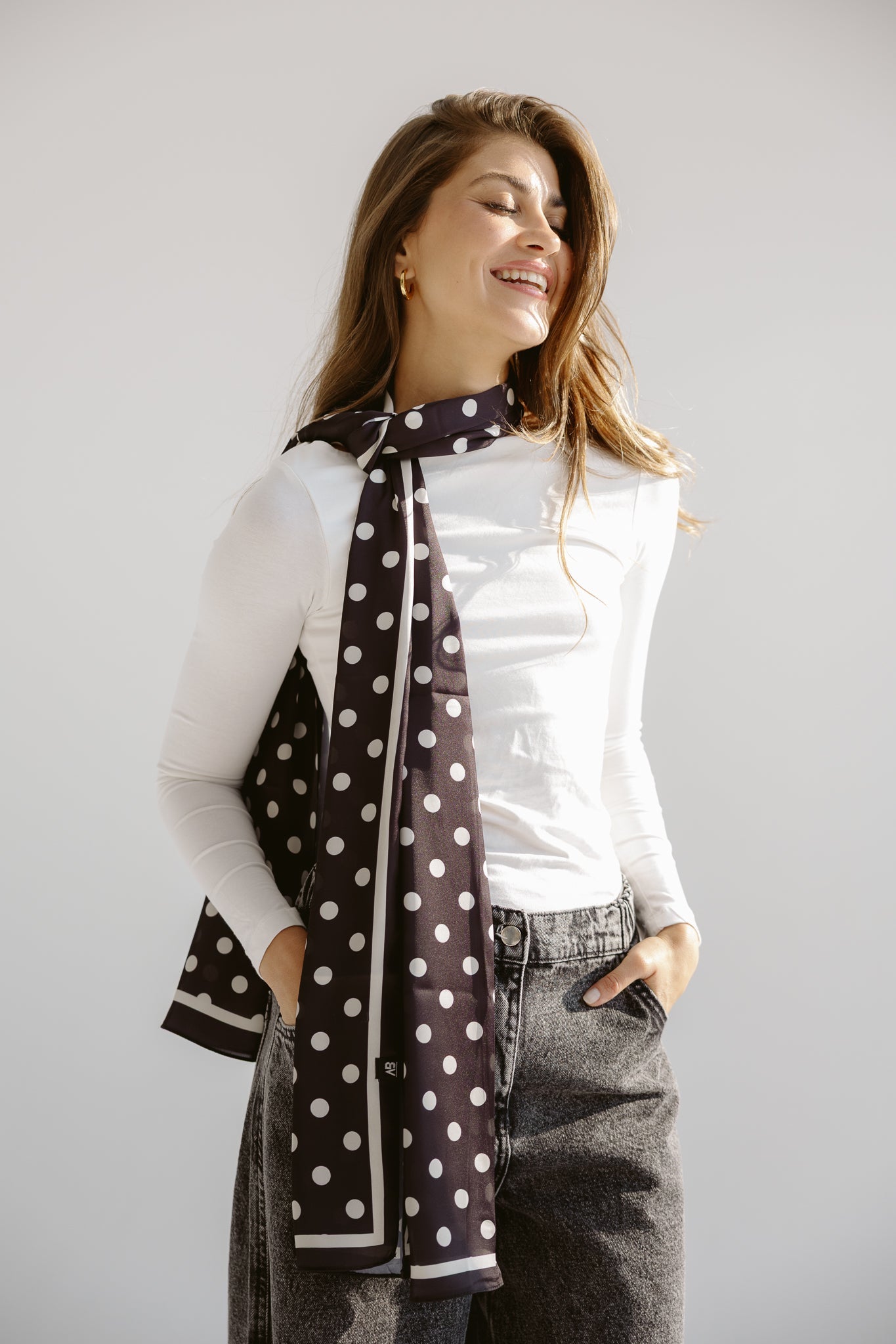 Long Silk Scarf 2 - AB ESSENTIALS