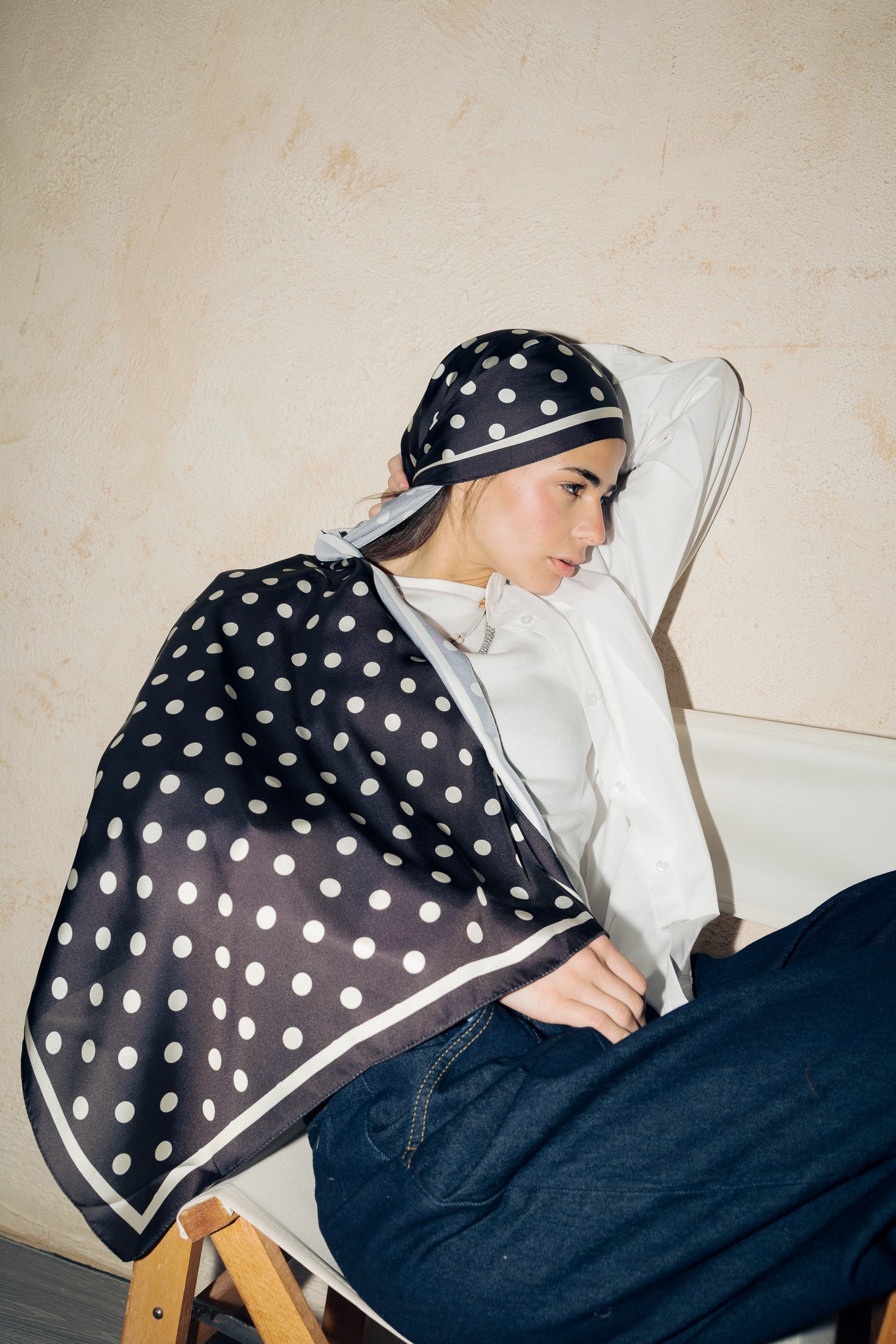 Long Silk Scarf 2 - AB ESSENTIALS