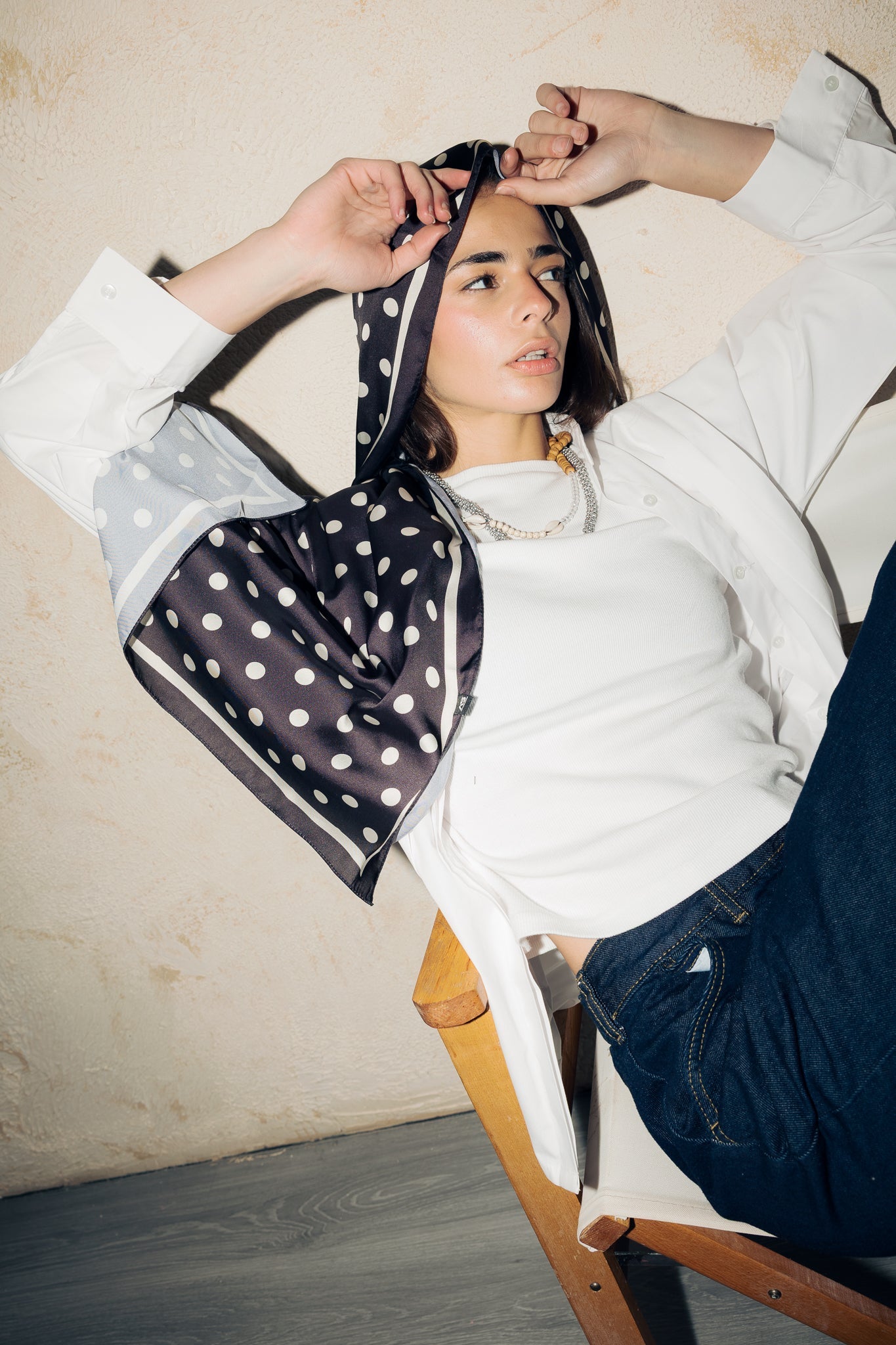 Long Silk Scarf 2 - AB ESSENTIALS