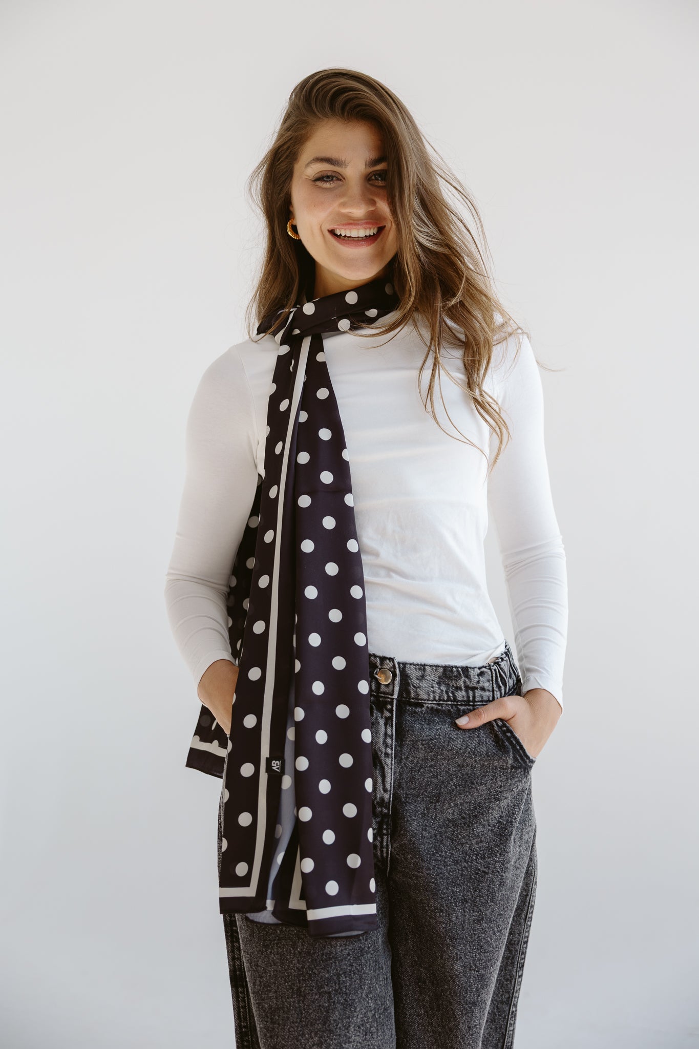 Long Silk Scarf 2 - AB ESSENTIALS