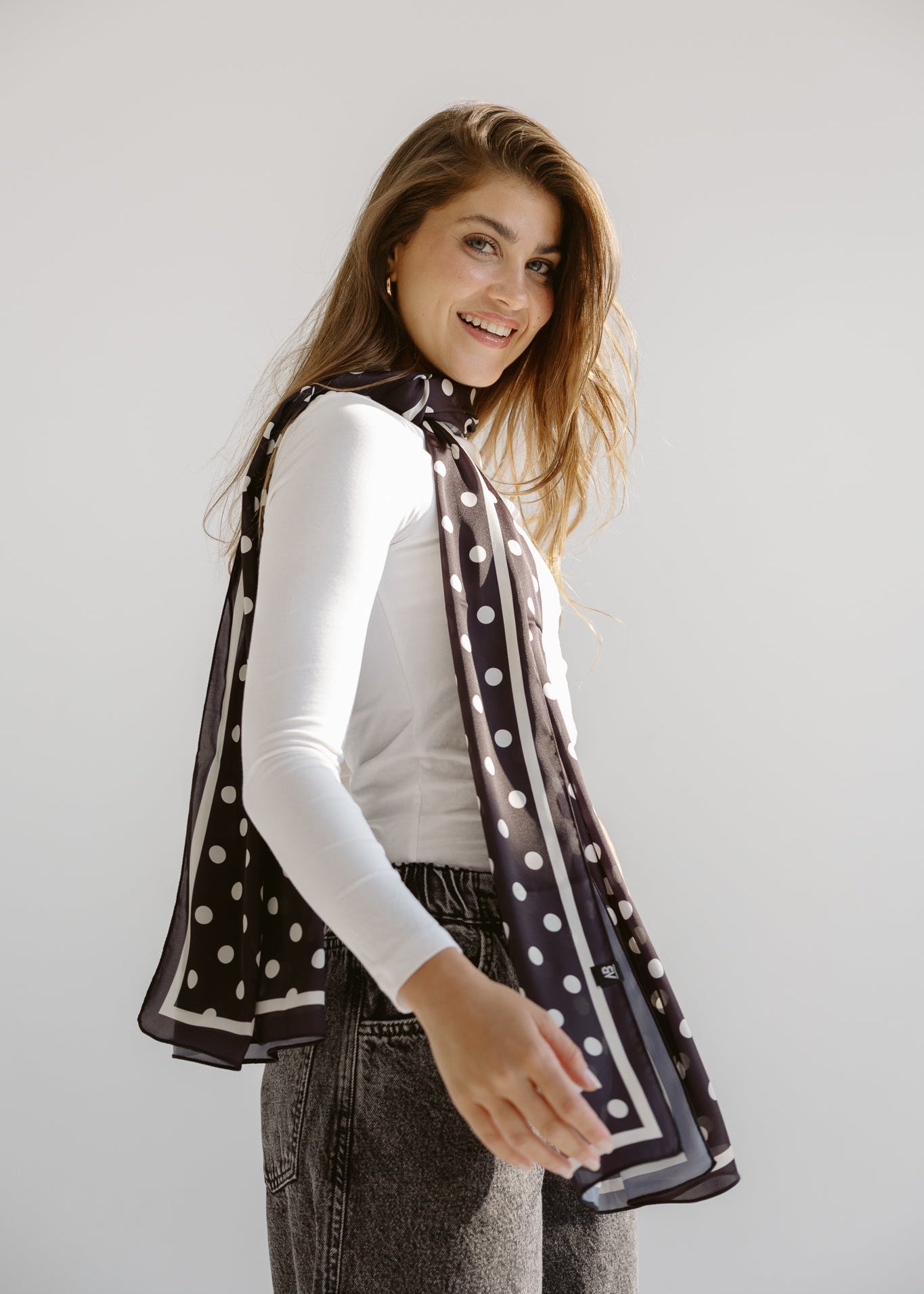 Long Silk Scarf 2 - AB ESSENTIALS