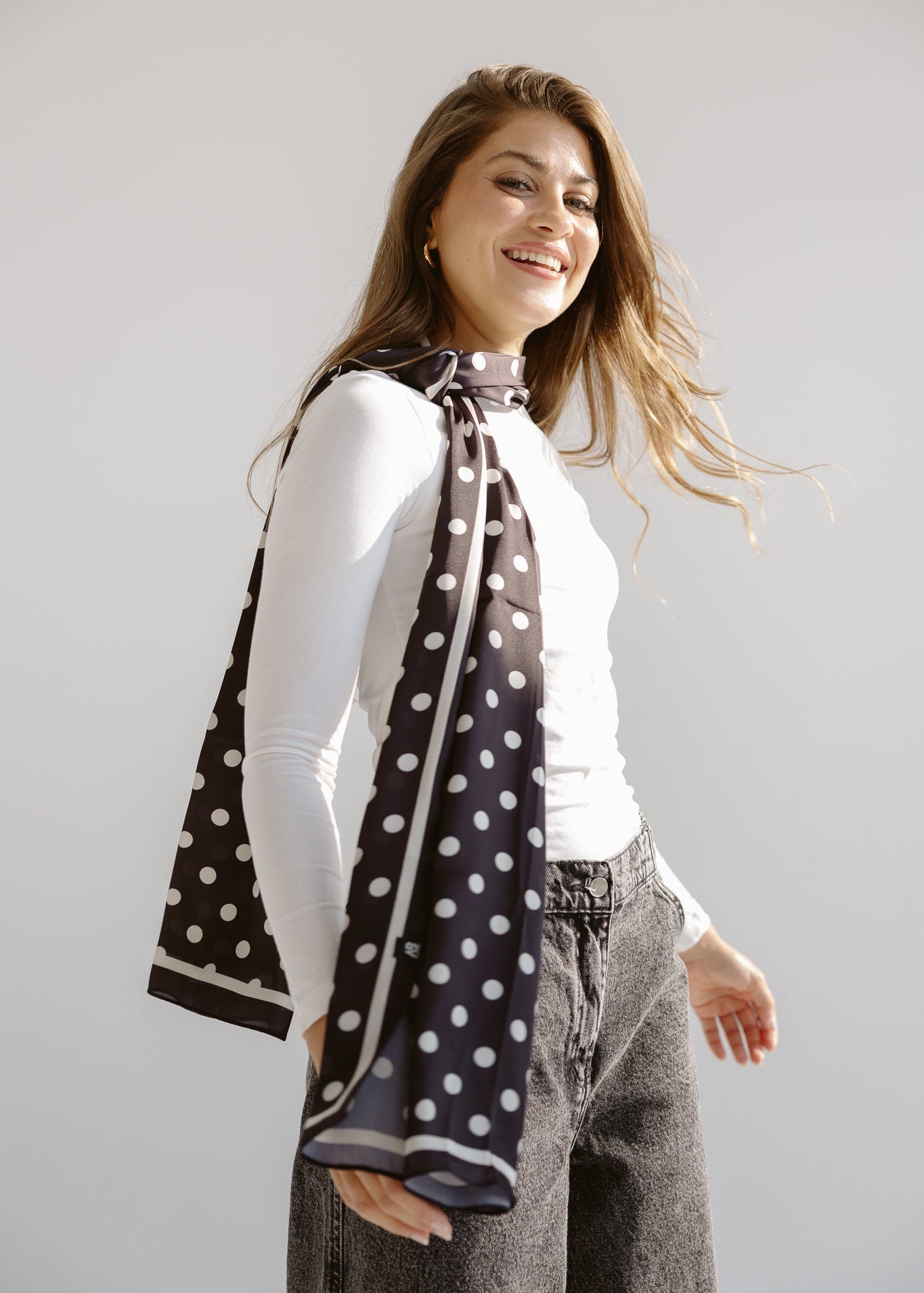Long Silk Scarf 2 - AB ESSENTIALS
