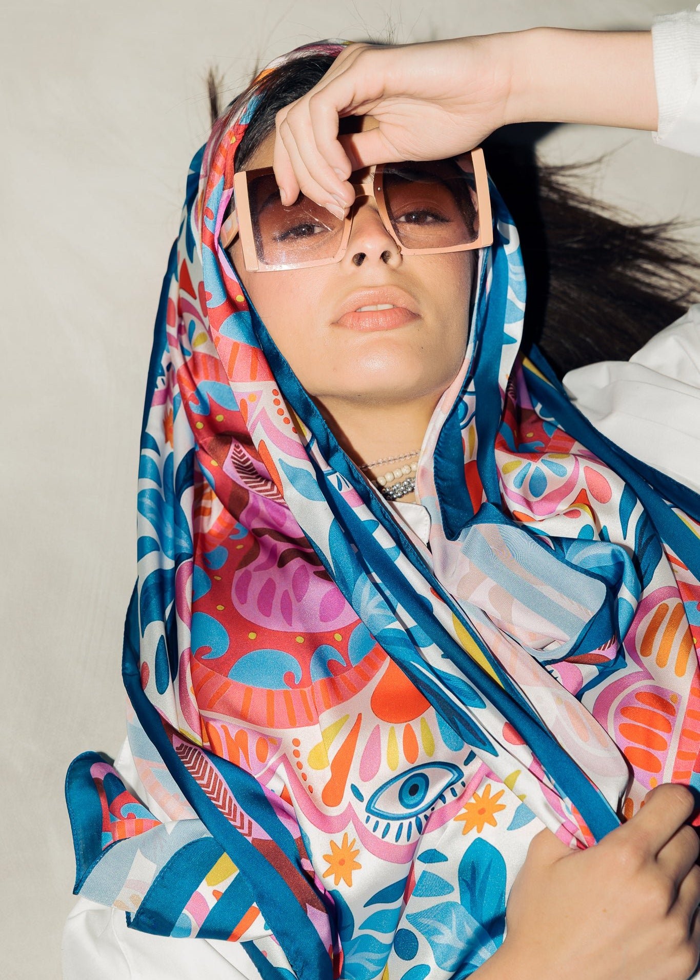 Long Silk Scarf 3 - AB ESSENTIALS