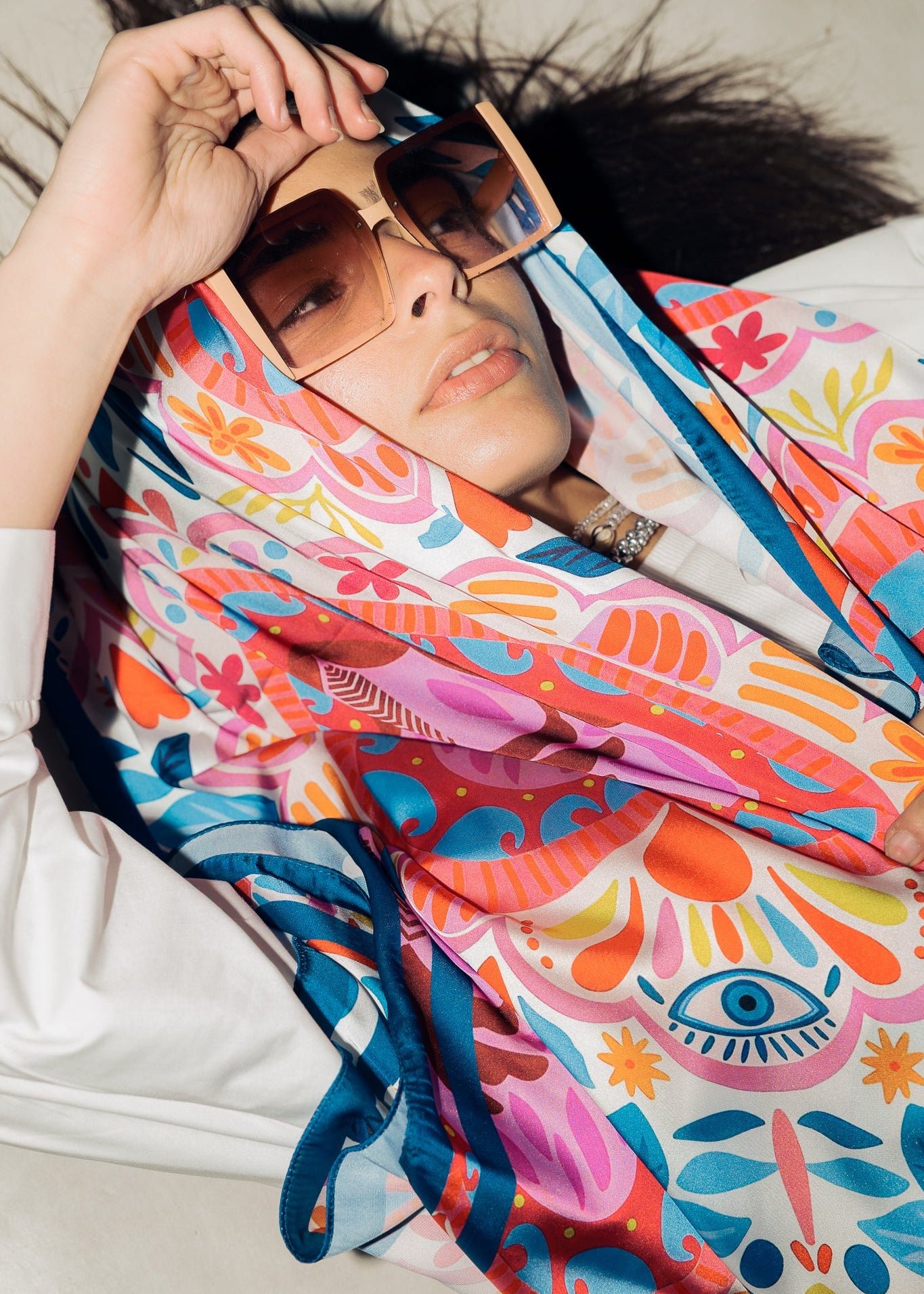 Long Silk Scarf 3 - AB ESSENTIALS