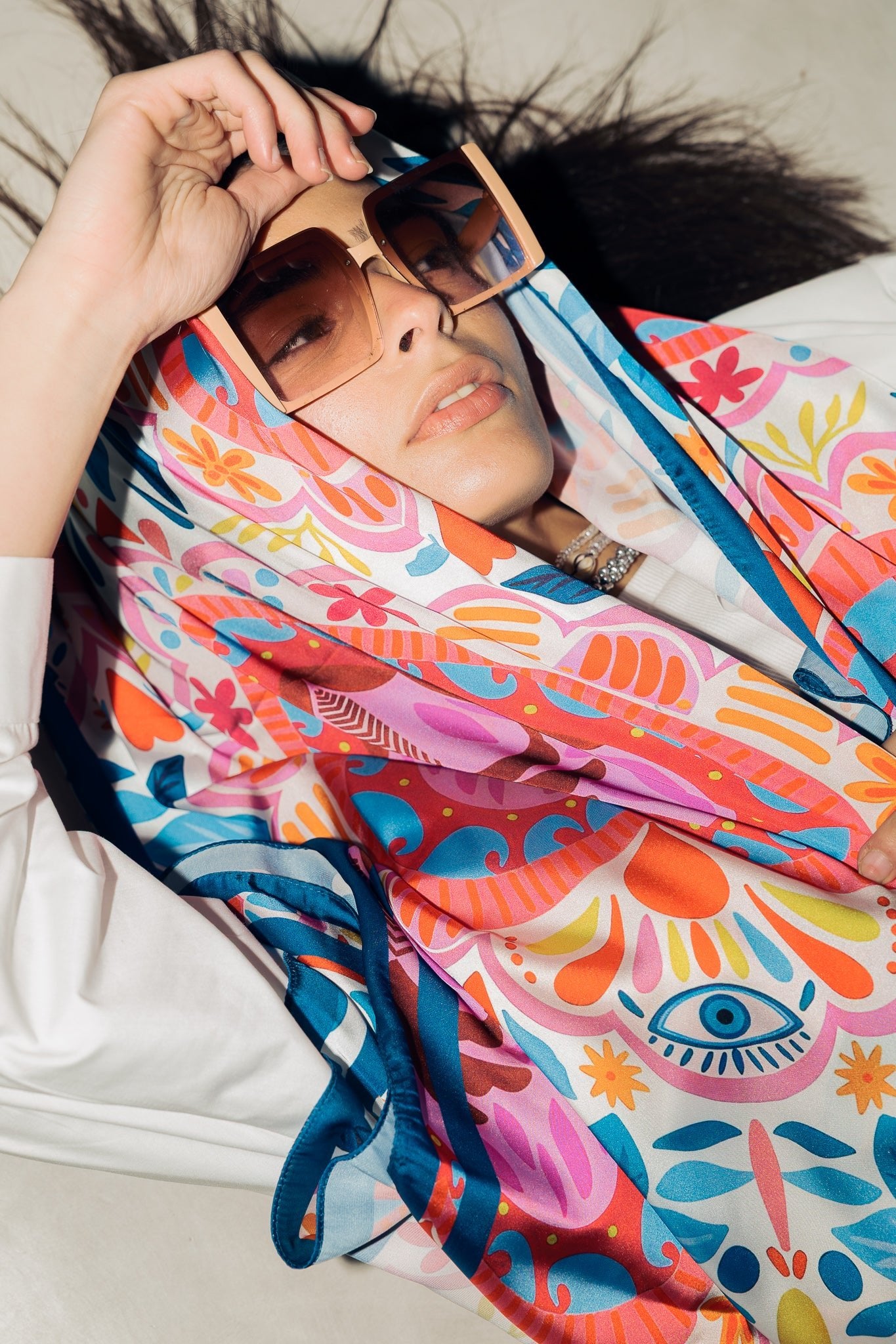 Long Silk Scarf 3 - AB ESSENTIALS