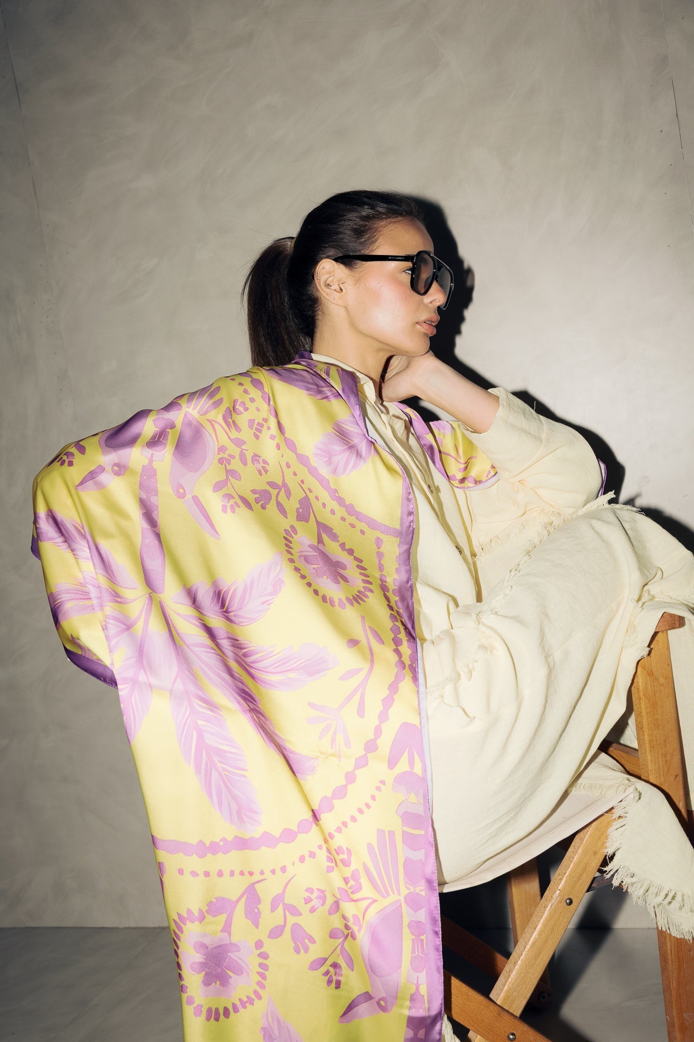 Long Silk Scarf 4 - AB ESSENTIALS