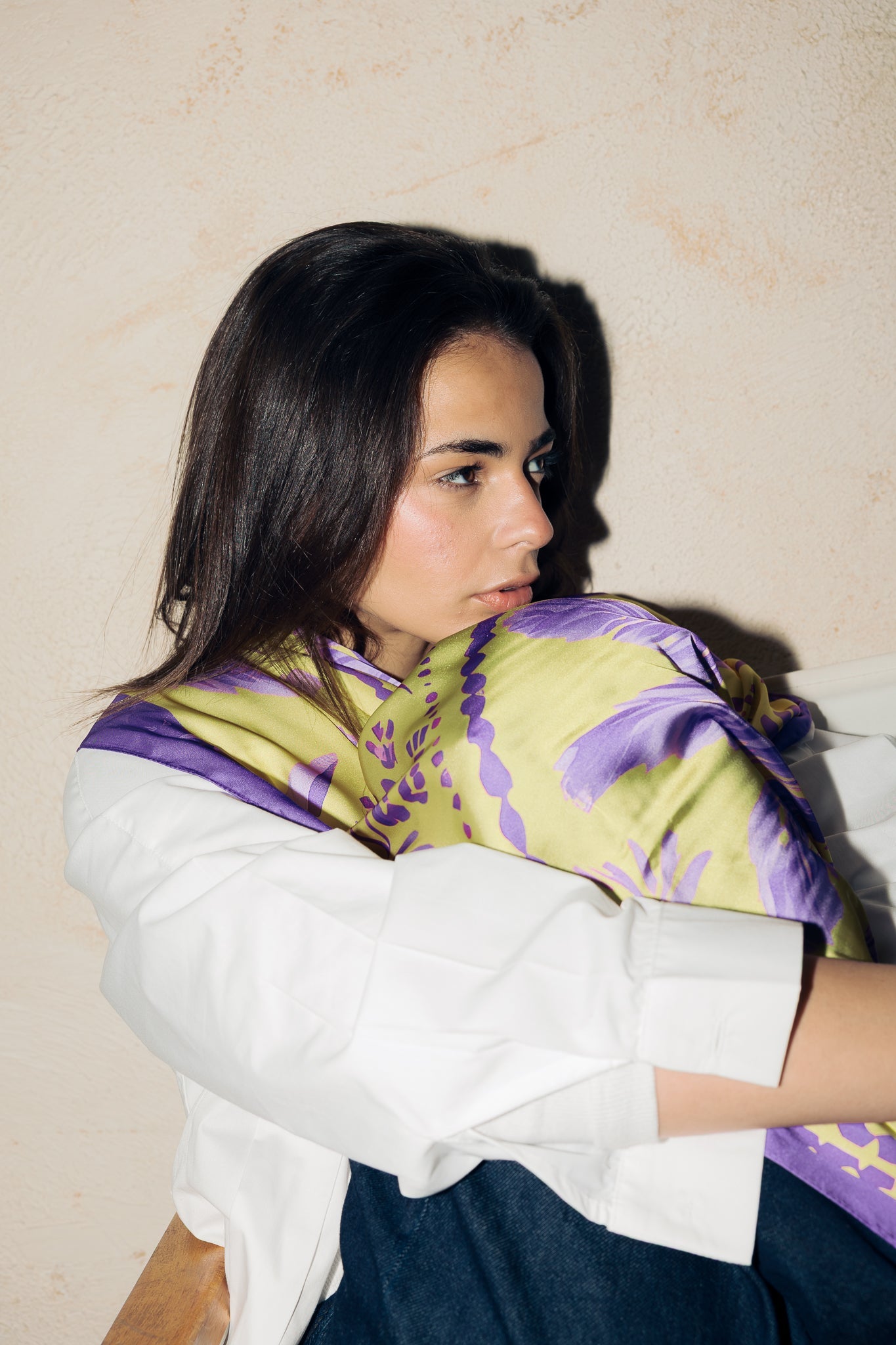 Long Silk Scarf 4 - AB ESSENTIALS