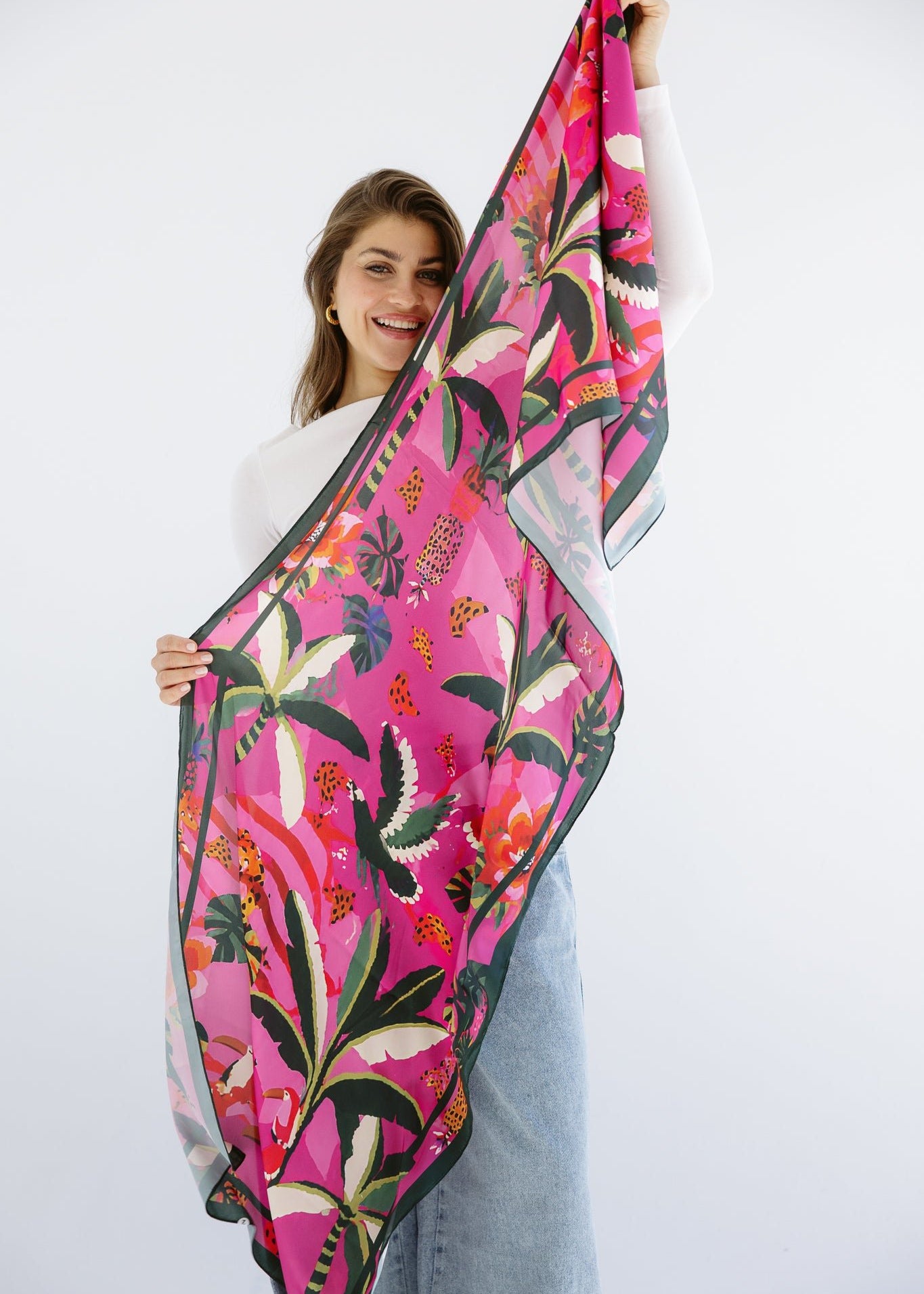 Long Silk Scarf 5 - AB ESSENTIALS