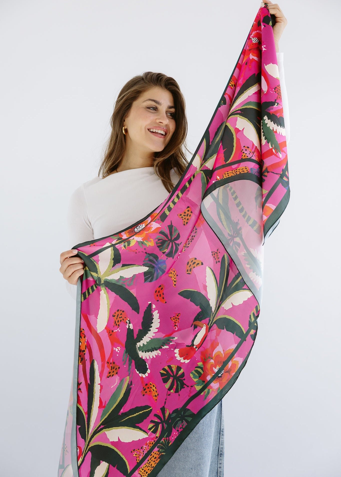 Long Silk Scarf 5 - AB ESSENTIALS
