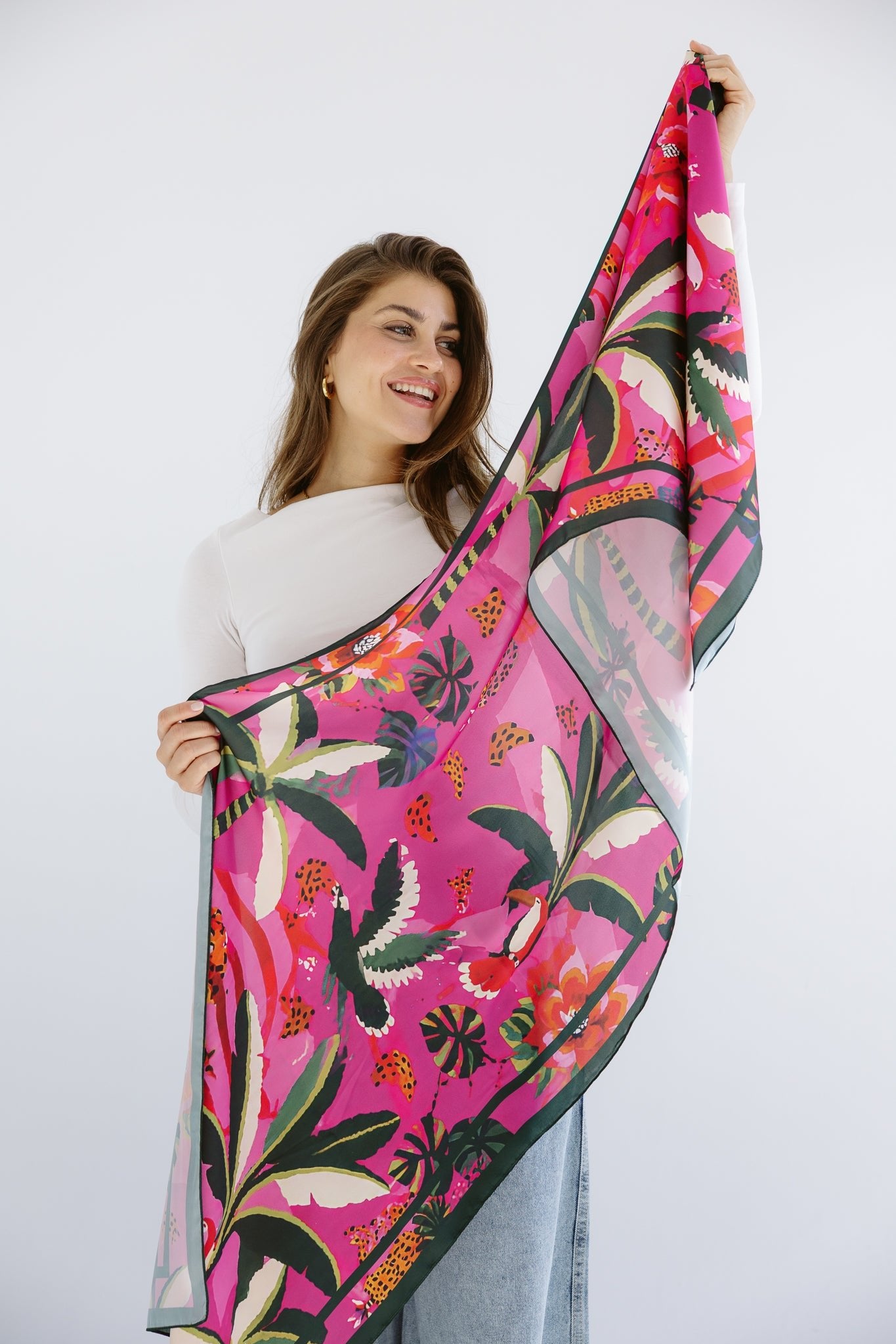Long Silk Scarf 5 - AB ESSENTIALS