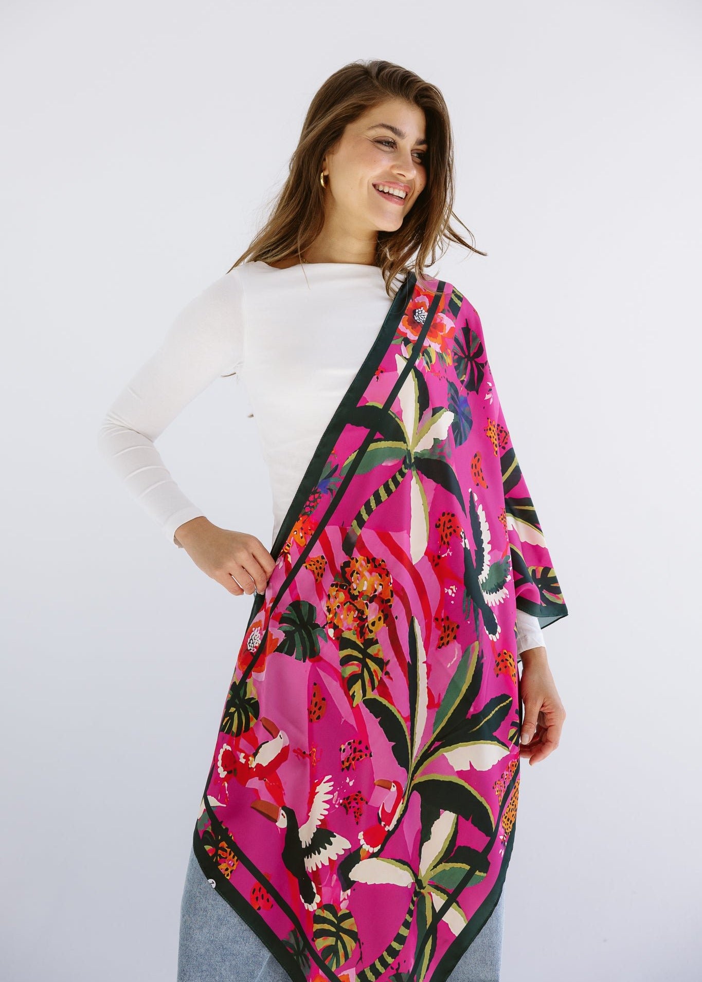 Long Silk Scarf 5 - AB ESSENTIALS