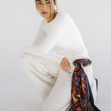 Long Silk Scarf 6 - AB ESSENTIALS