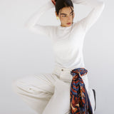 Long Silk Scarf 6 - AB ESSENTIALS