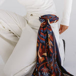 Long Silk Scarf 6 - AB ESSENTIALS