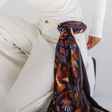 Long Silk Scarf 6 - AB ESSENTIALS