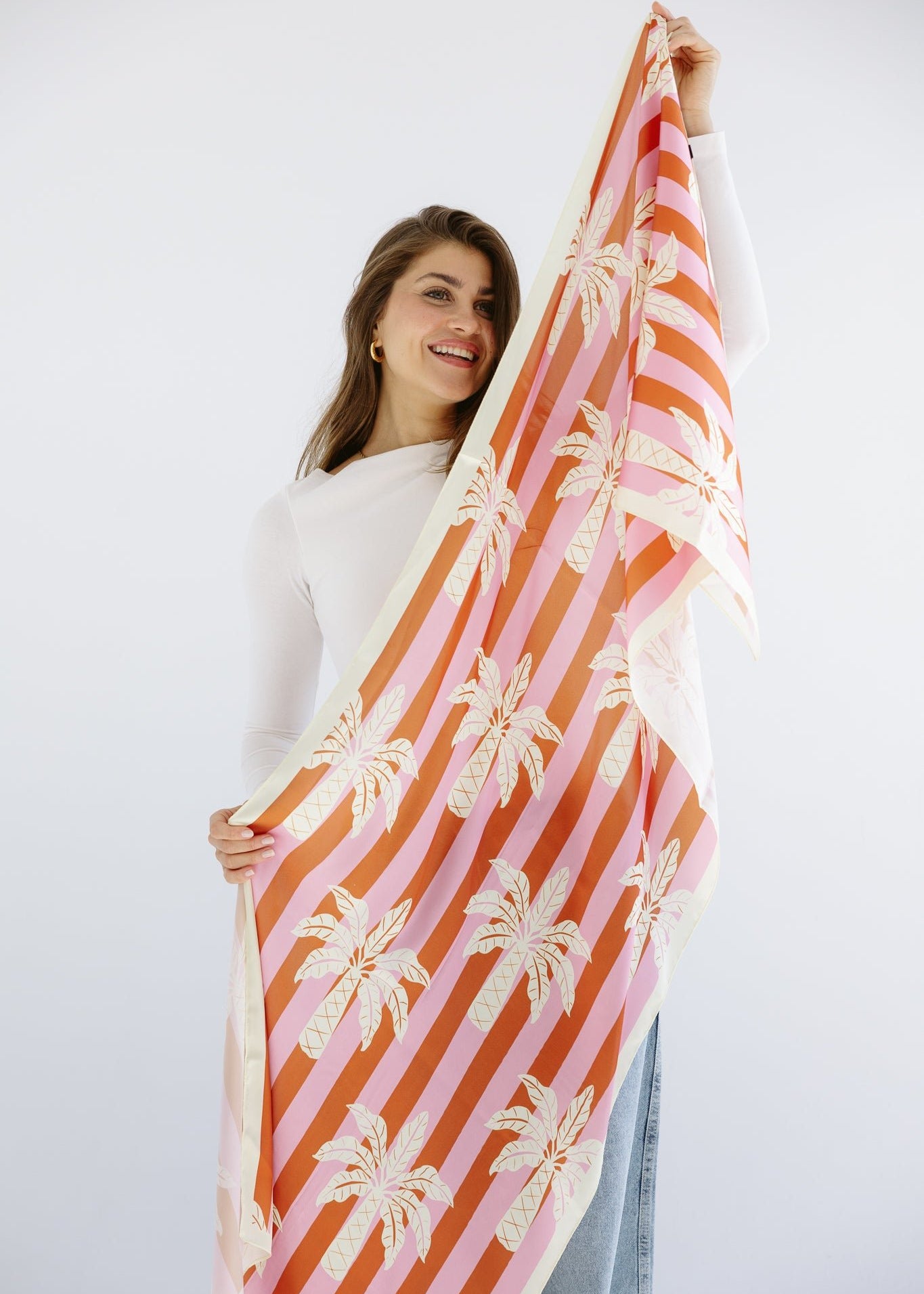 Long Silk Scarf 8 - AB ESSENTIALS