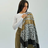 Luna Gold Wool Shawl - AB ESSENTIALS