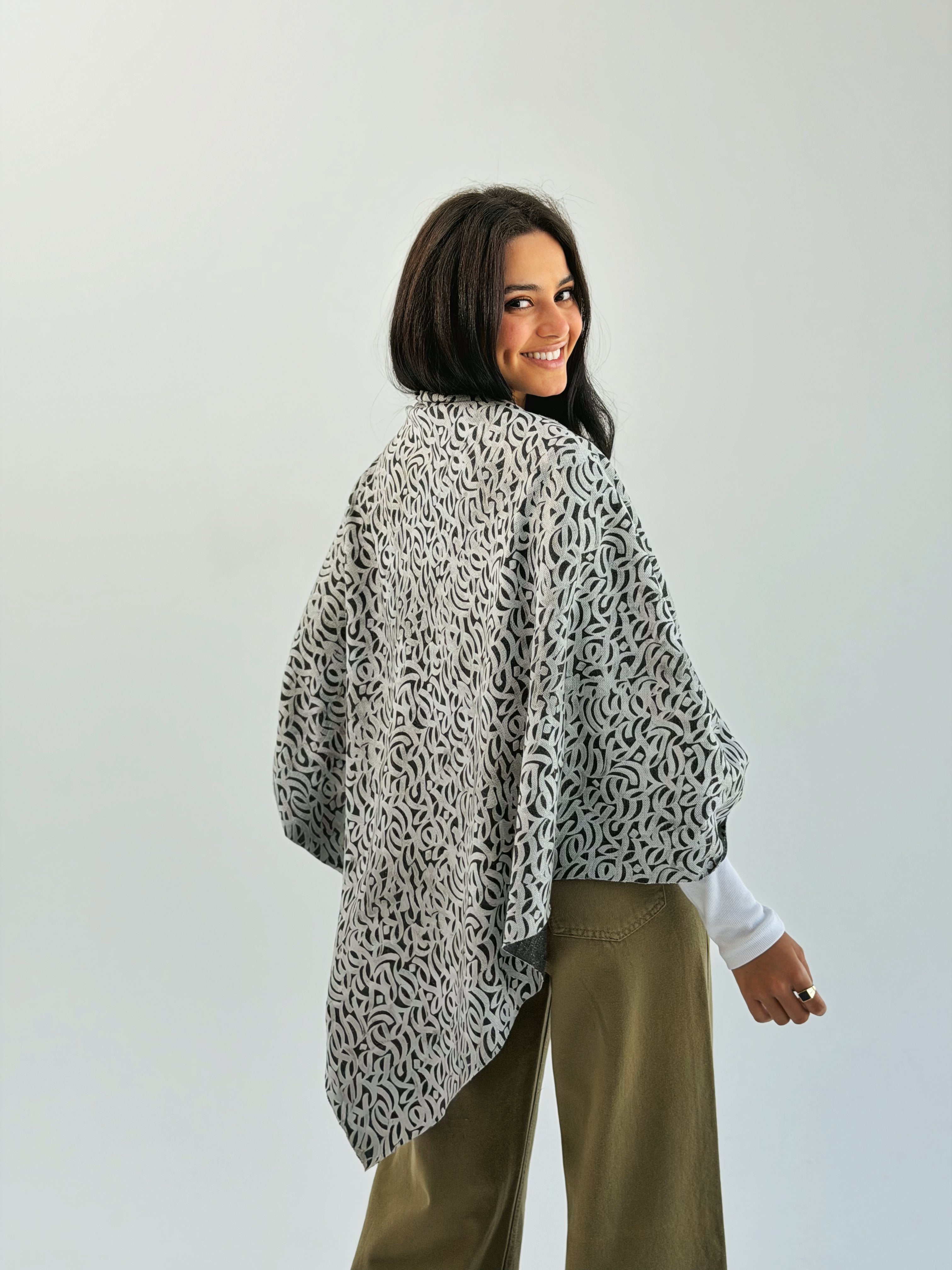 Luna Gold Wool Shawl - AB ESSENTIALS
