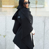 Luxurious Wool Cape Black - AB ESSENTIALS