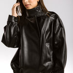Main Leather Jacket Black - AB ESSENTIALS
