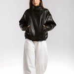 Main Leather Jacket Black - AB ESSENTIALS