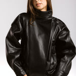 Main Leather Jacket Black - AB ESSENTIALS
