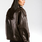Main Leather Jacket Brown - AB ESSENTIALS