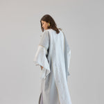 Mashrabeya Silver Kaftan - AB ESSENTIALS